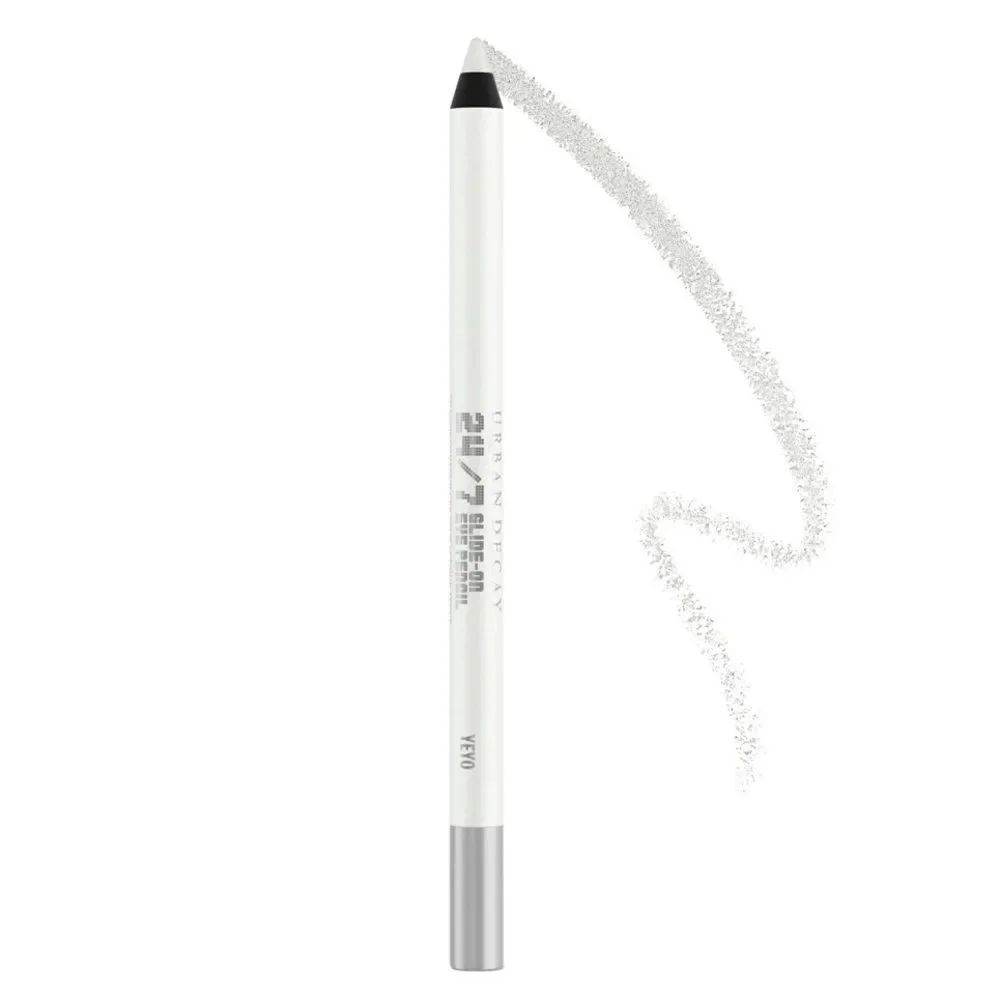 🌻 Urban Decay 24/7 Glide-On Eye Pencil in YEYO (Metallic White) New FullSz